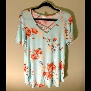 Women’s Brenda’s Floral Tee - Medium